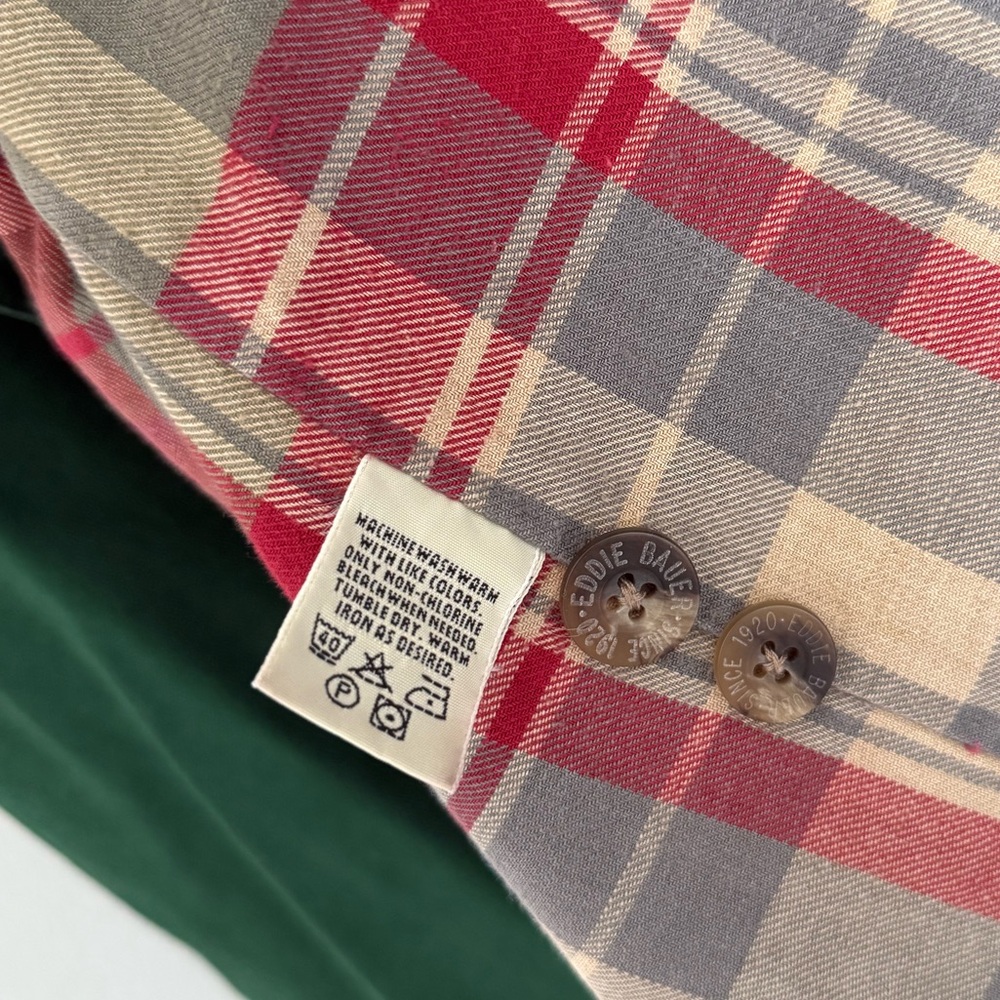Vintage Eddie Bauer Mens Green Barn Coat Jacket 90s XL - Picture 9 of 10